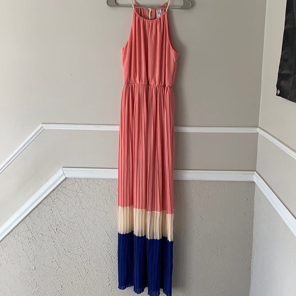 Colorblock Maxi Dress